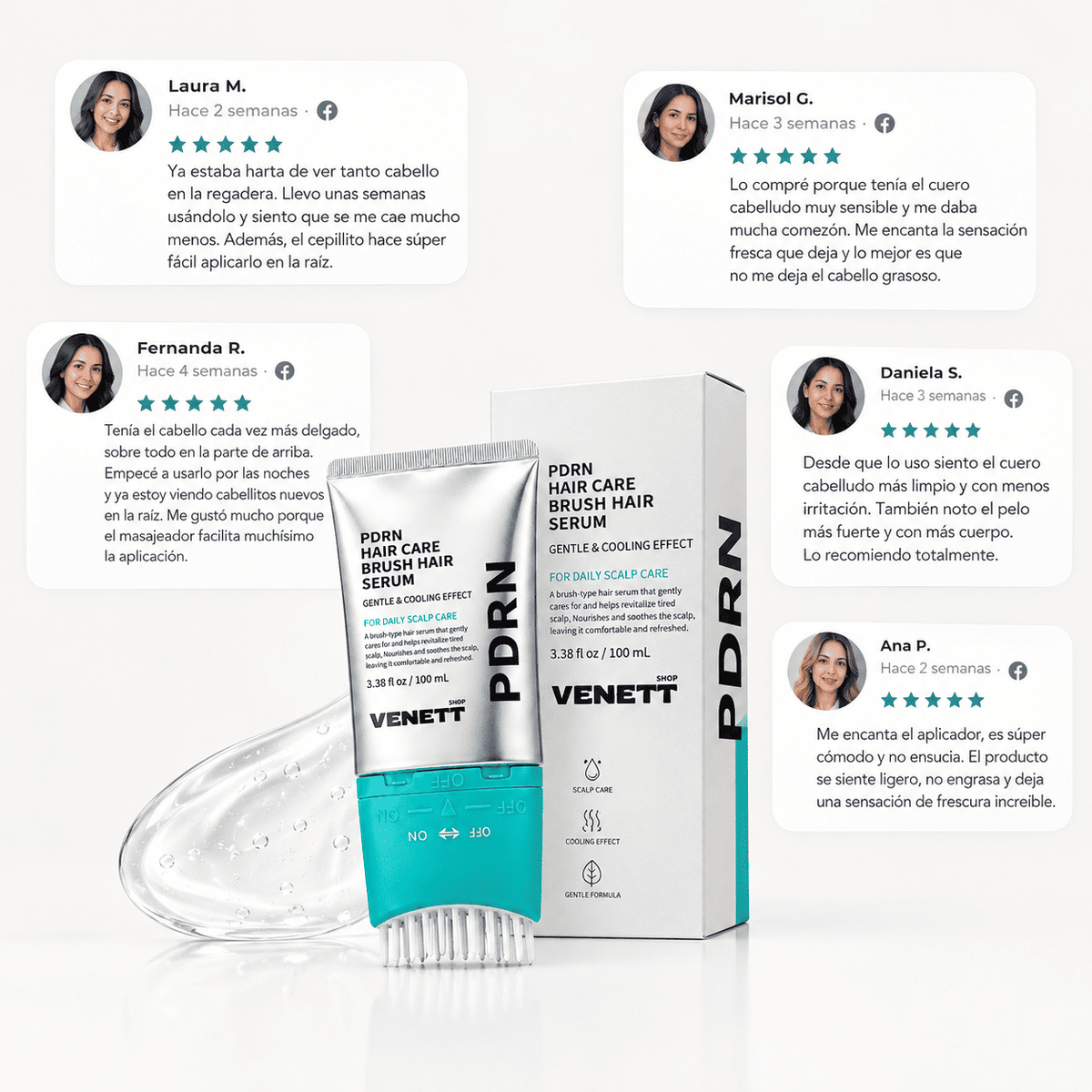 Anticaída+crecimiento del cabello-Venett