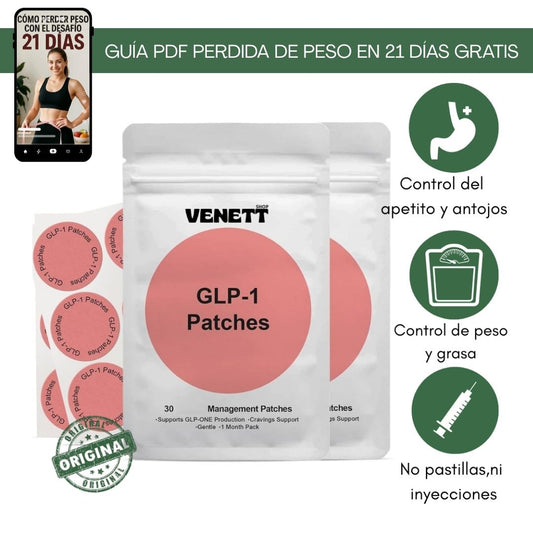 Parches GLP-1 + Guía PDF pérdida de peso 21 días