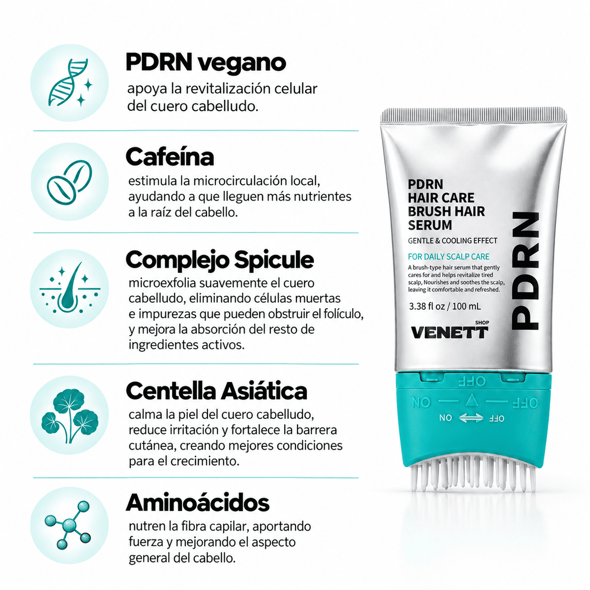 Anticaída+crecimiento del cabello-Venett