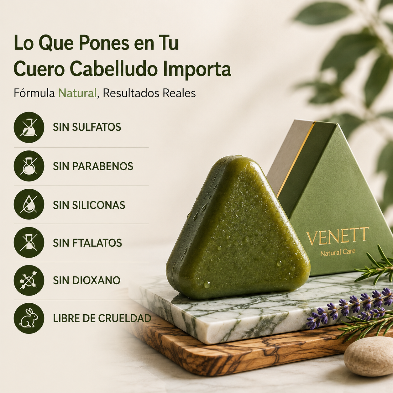 Barra revitalizante coreana para el cuero cabelludo