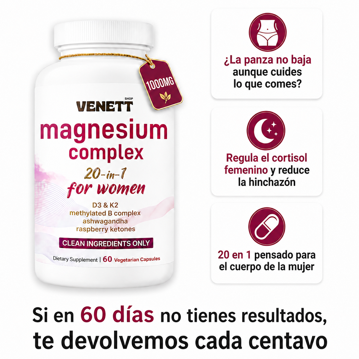 Venett Magnesium complex-20 En 1
